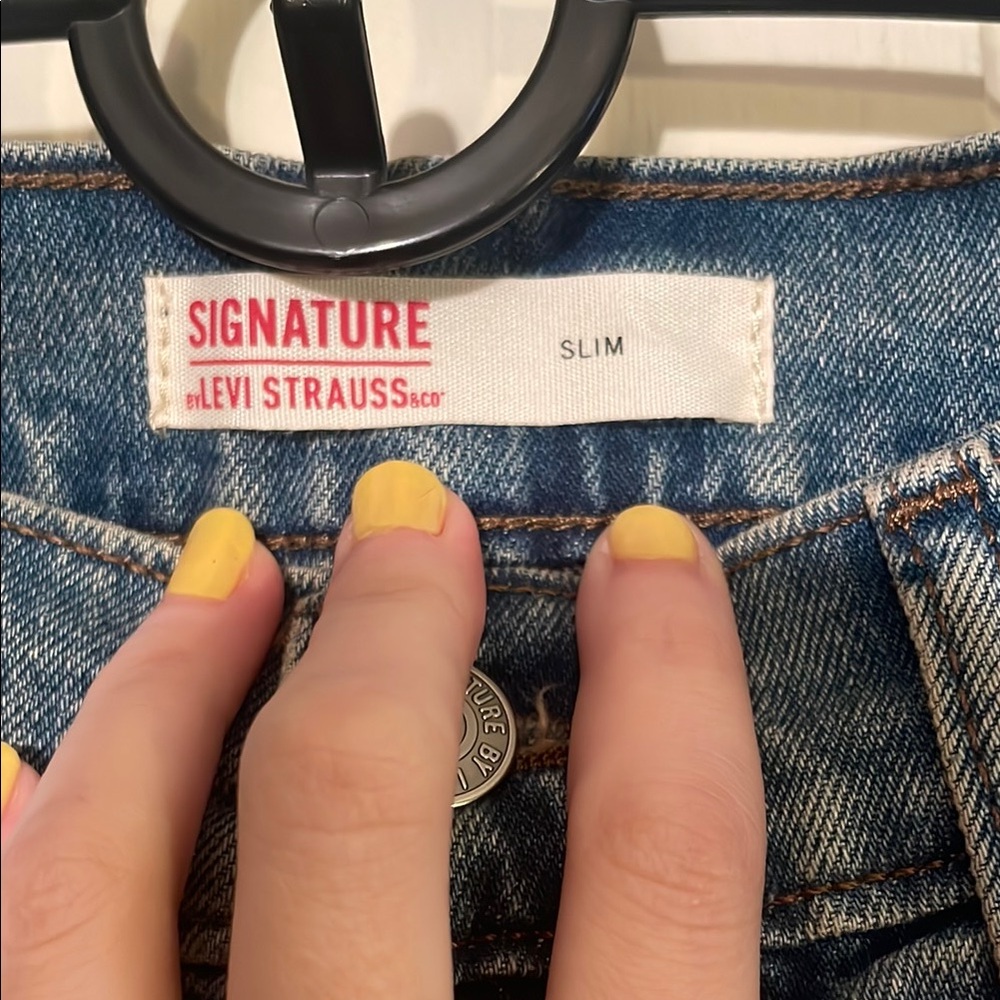 Levi's Blue Straight Jeans - Picture 2 of 7